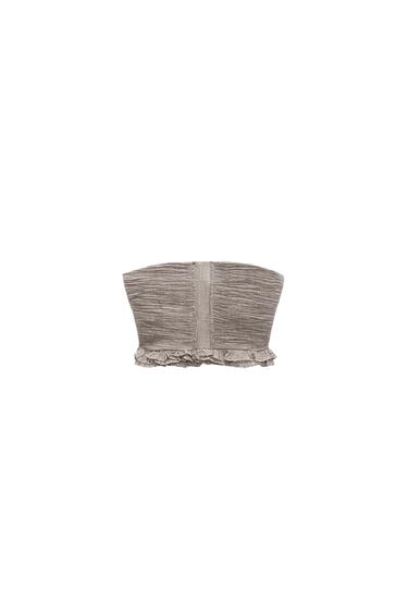 DRAPED CROP TOP