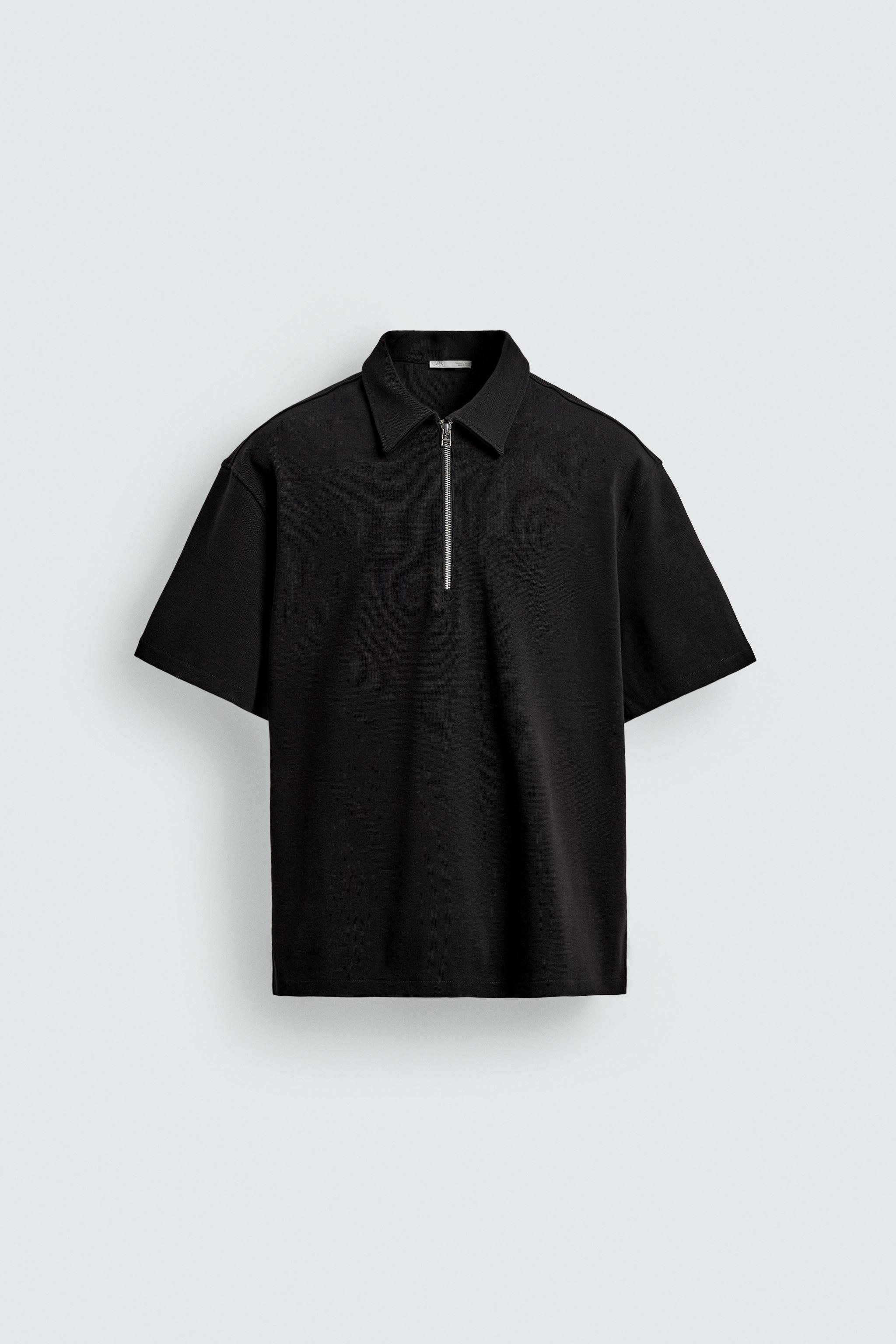 POLO RELAXED FIT À ZIP