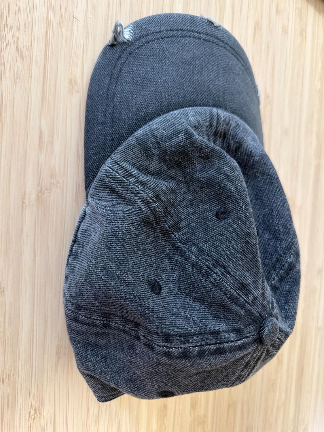 RIPPED DENIM CAP - Image 2
