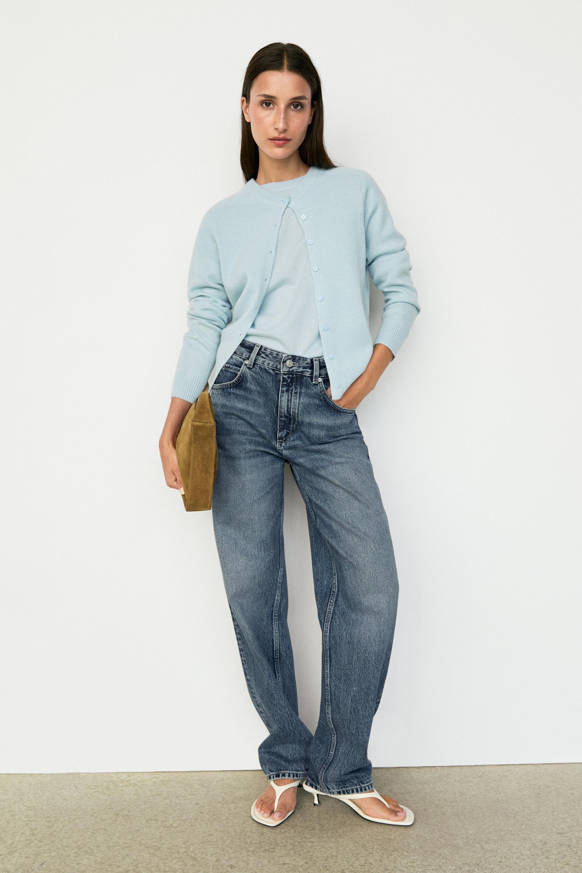 Cardigan court 100 % cachemire