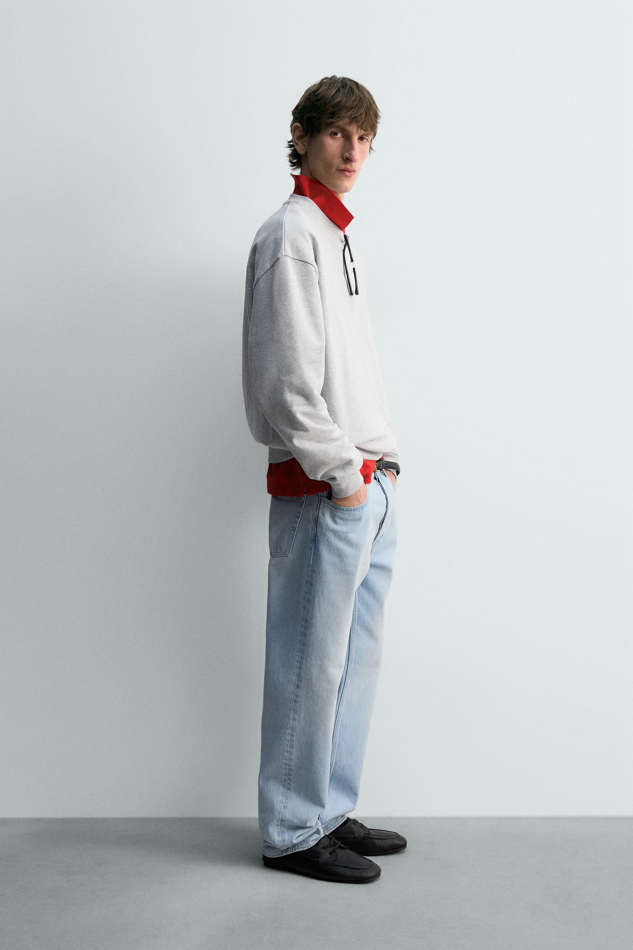 JEANS STRAIGHT FIT DÉCHIRURES