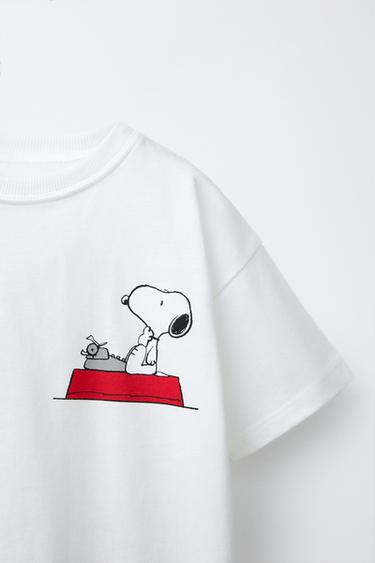 SNOOPY PEANUTS™ PRINT T-SHIRT - White by Zara - Image 2