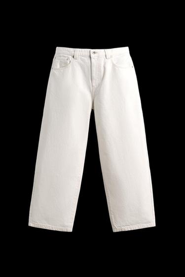 JEANS BALLOON FIT - White by Zara - Image 0