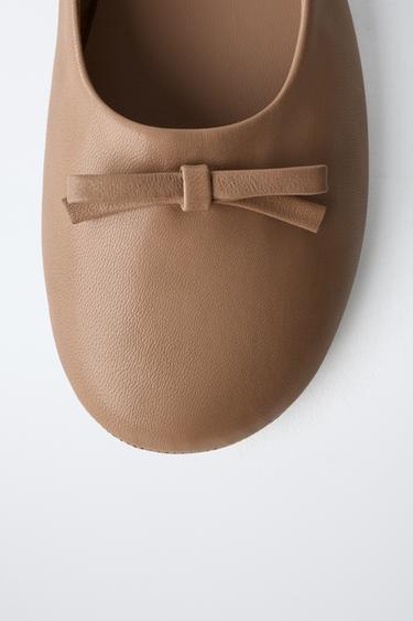 BALLERINES EN CUIR ÉDITION LIMITÉE - Rose de Zara - Image 5