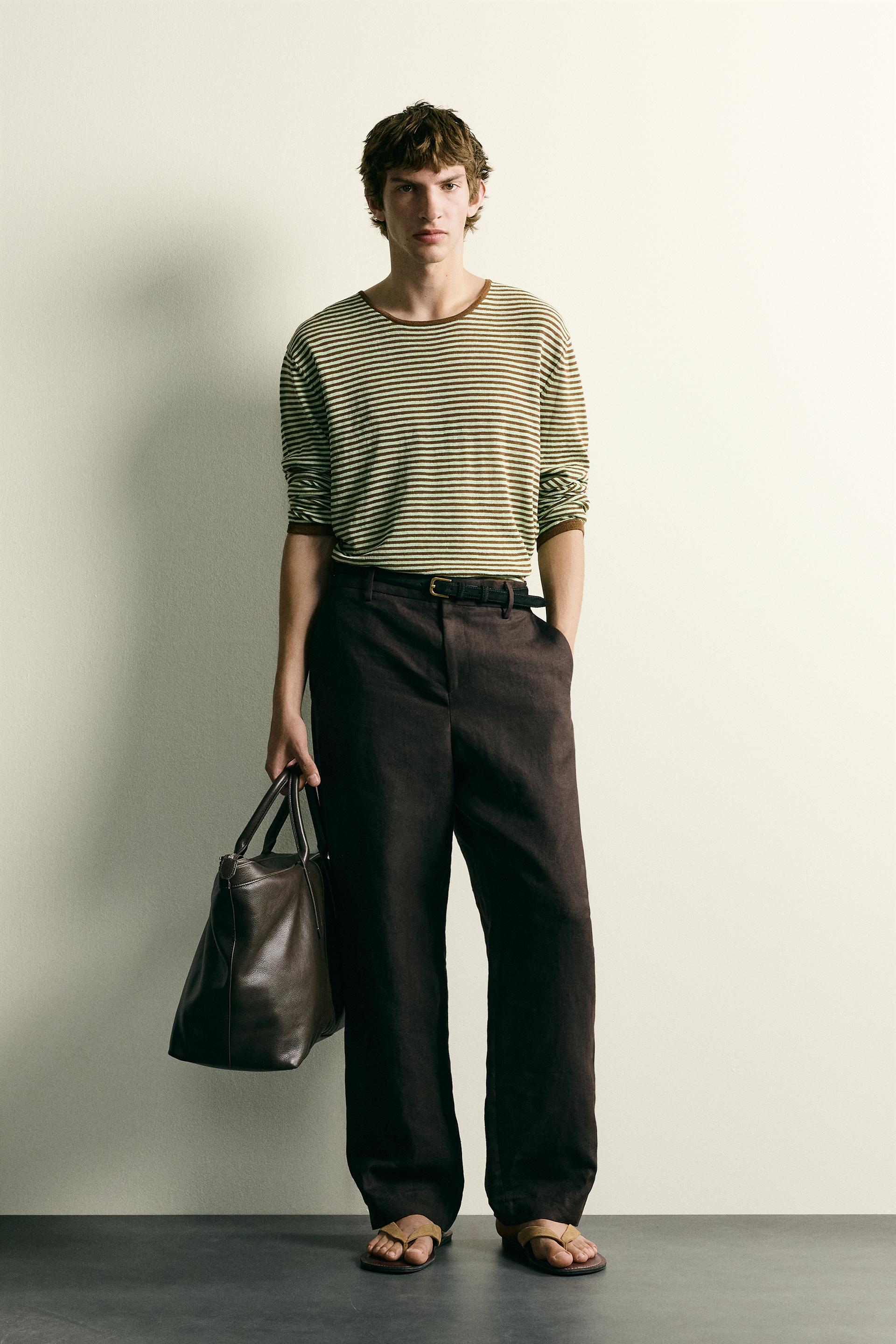 Striped Jacquard Lightweight Jumper