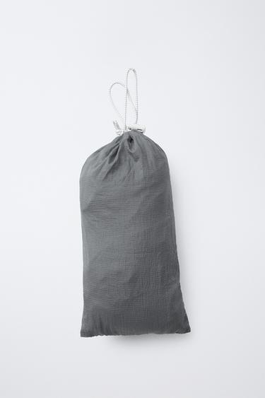 Zara LIGHTWEIGHT PACKABLE WINDBREAKER - Gray