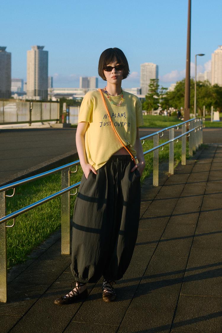 TECHNICAL FABRIC SAROUEL TROUSERS