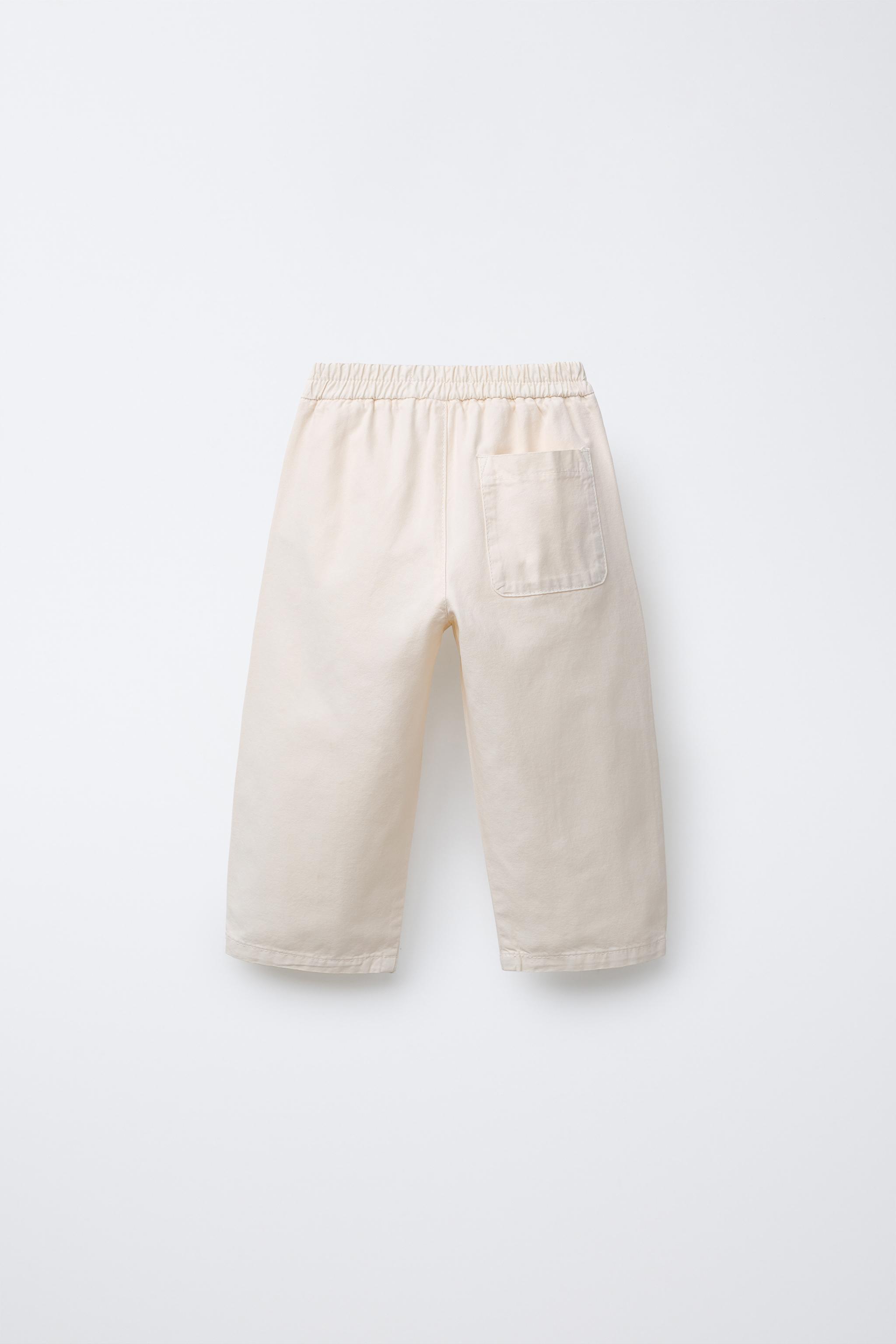 CANVAS BALLOON PANTS - Sand | ZARA United States