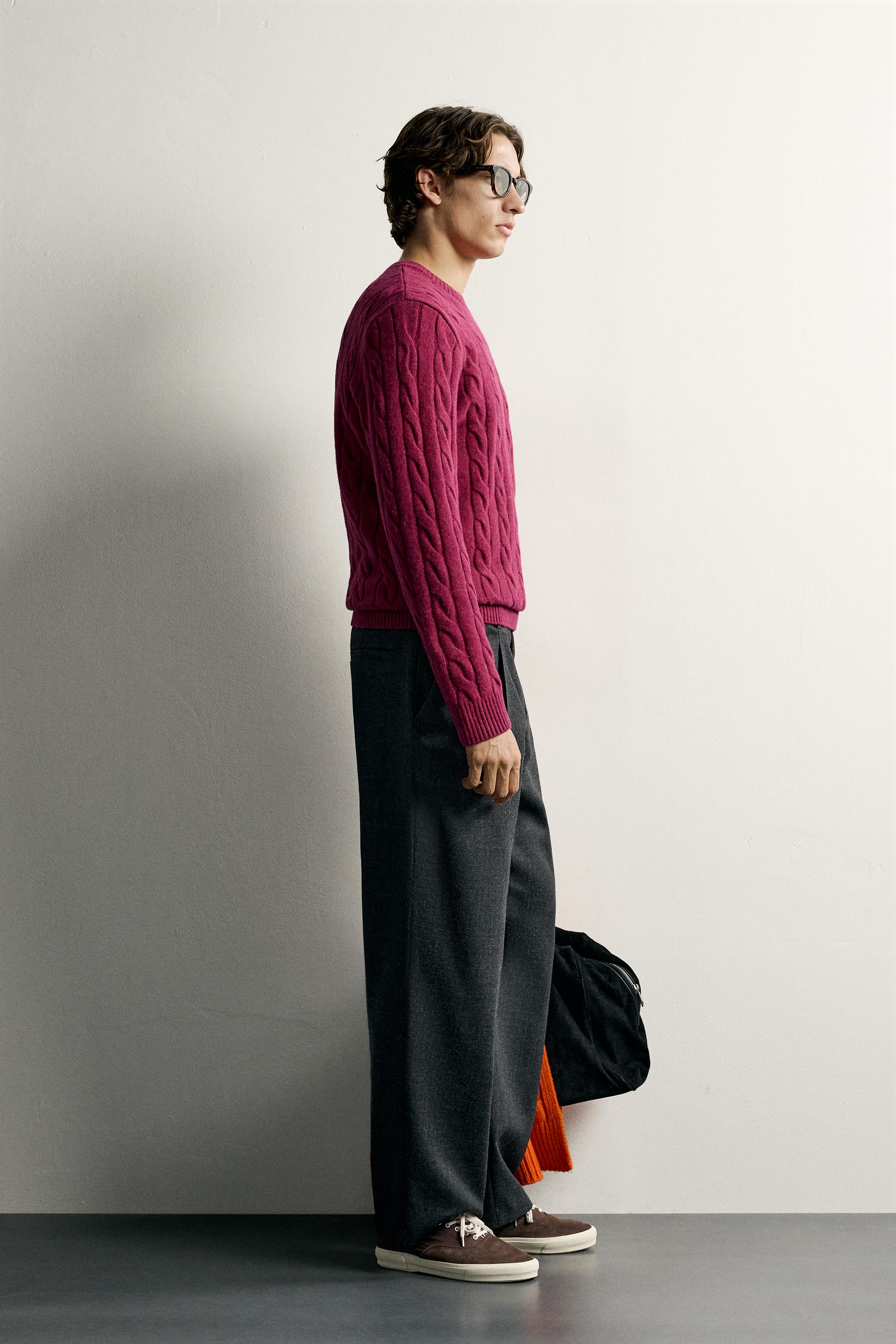 PULL REGULAR FIT À TRESSES