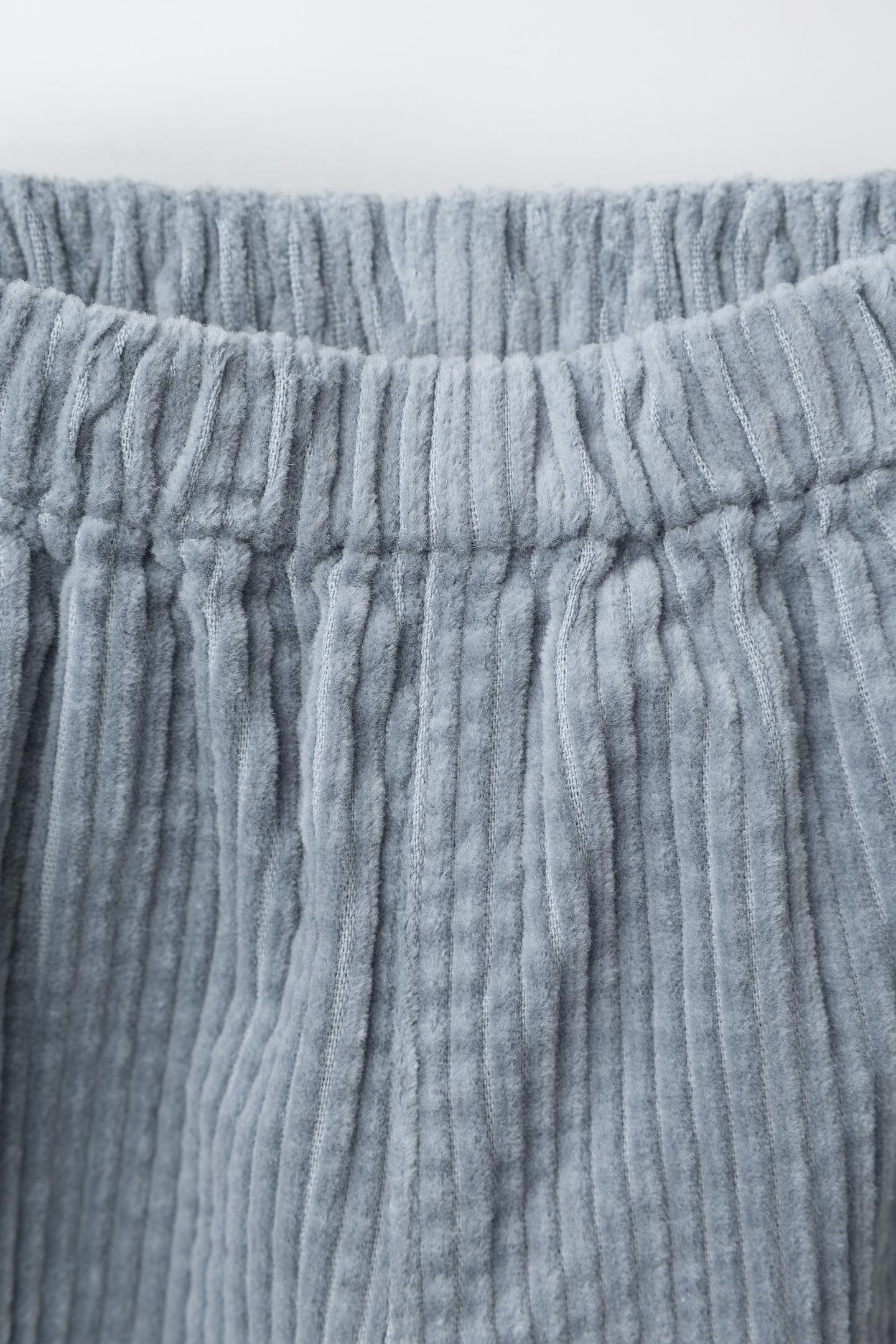 Детские брюки Zara Corduroy Baggy, цвет: Светлый синий — фото 3