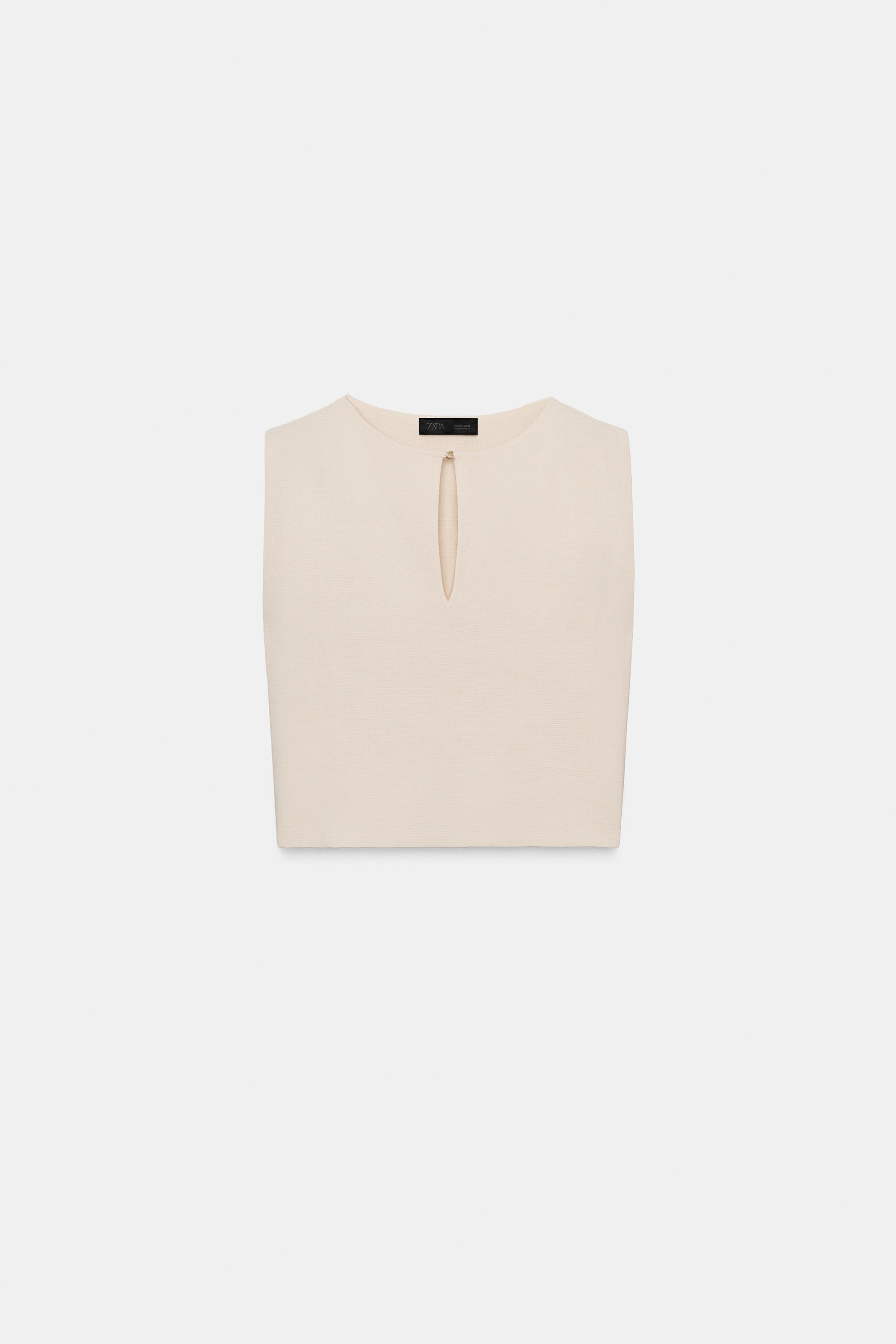 OPENING BEAD TOP - Cream | ZARA South Africa