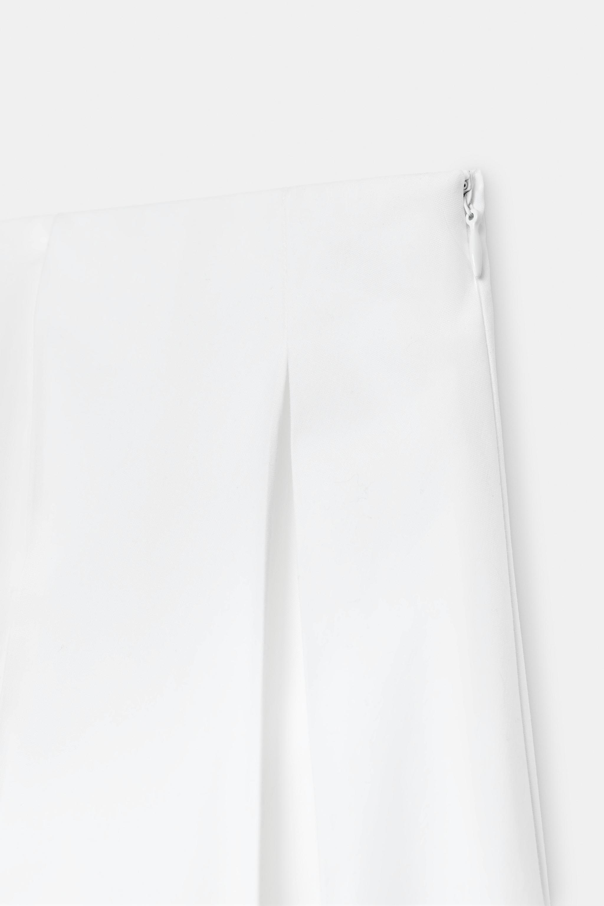 ZW COLLECTION LIMITED EDITION ASYMMETRIC POPLIN SKIRT