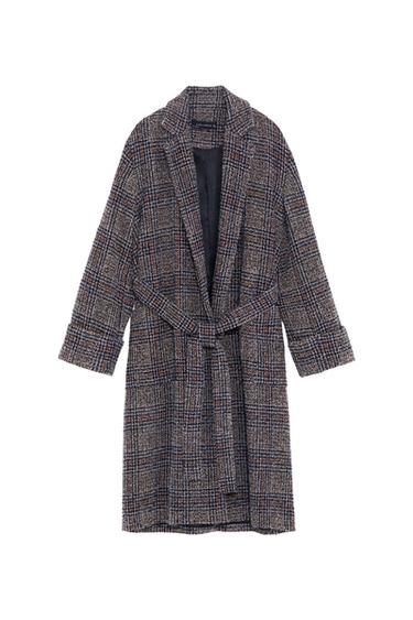CHECK COAT WITH BELT