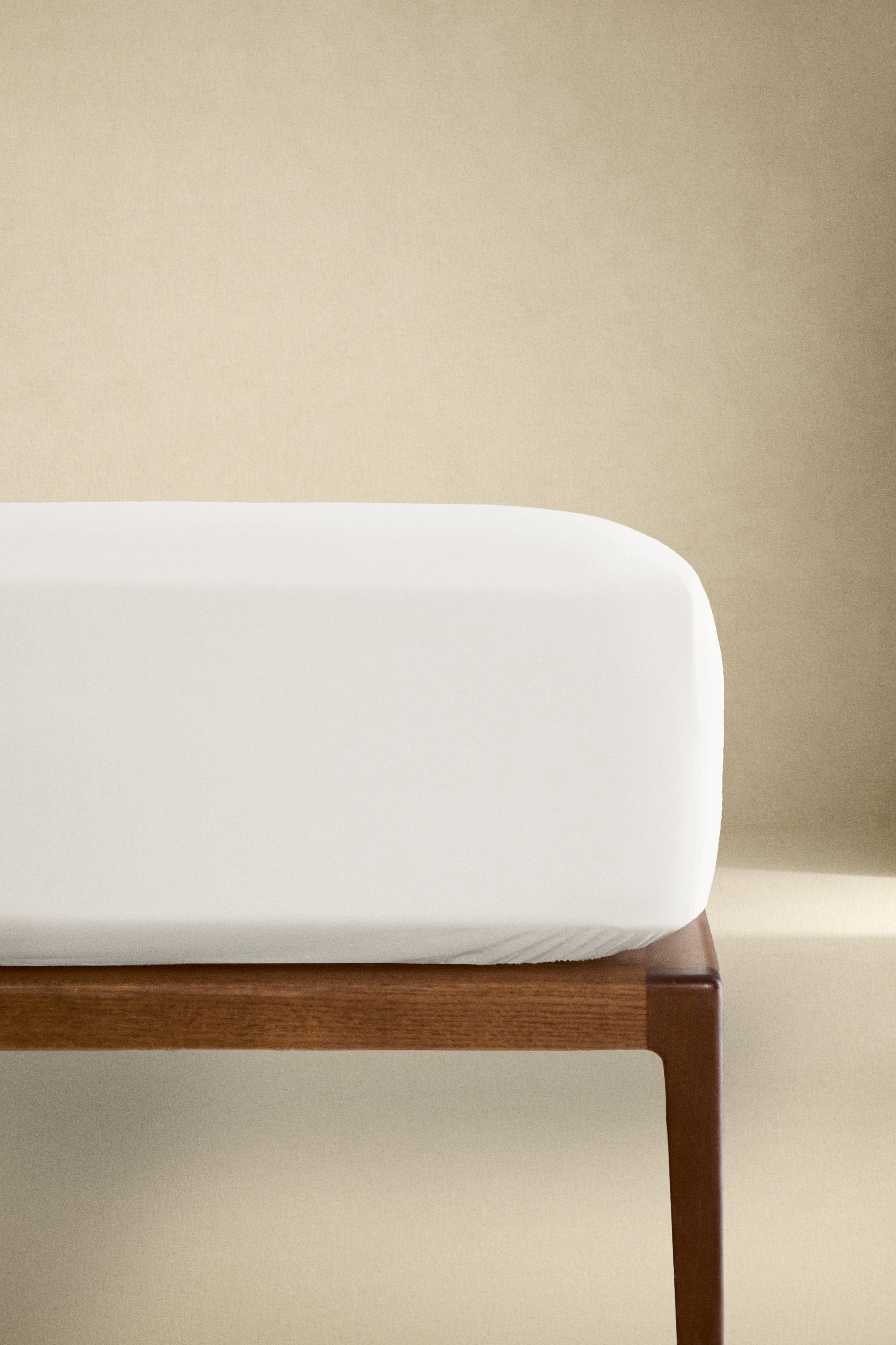 シーツ(シルバー) ZARA  パーケルコットン ボックスシーツ | 高さ40CM（300スレッド