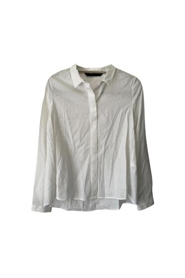 WHITE FLECKED SHIRT