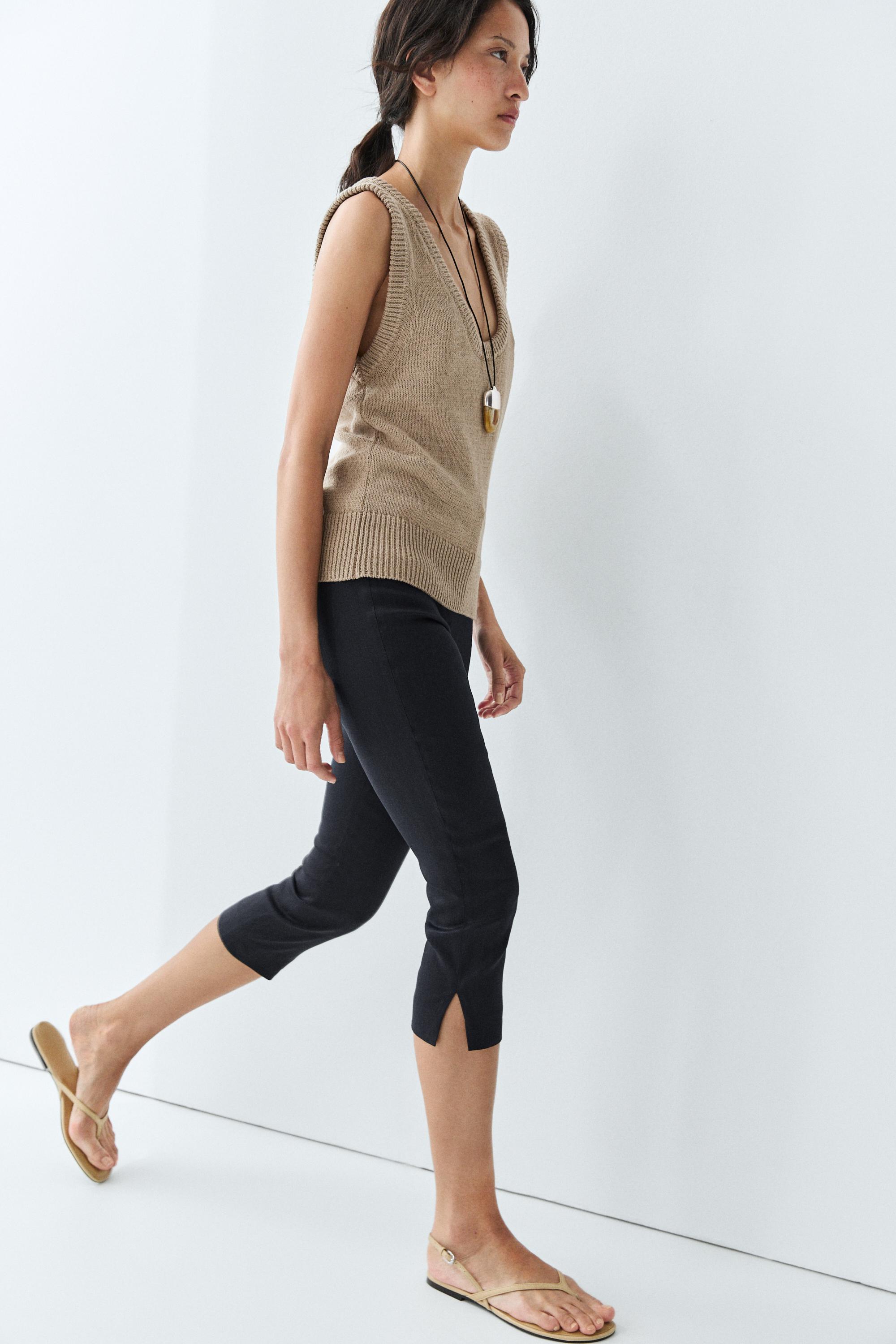 Lightweight linen blend pants