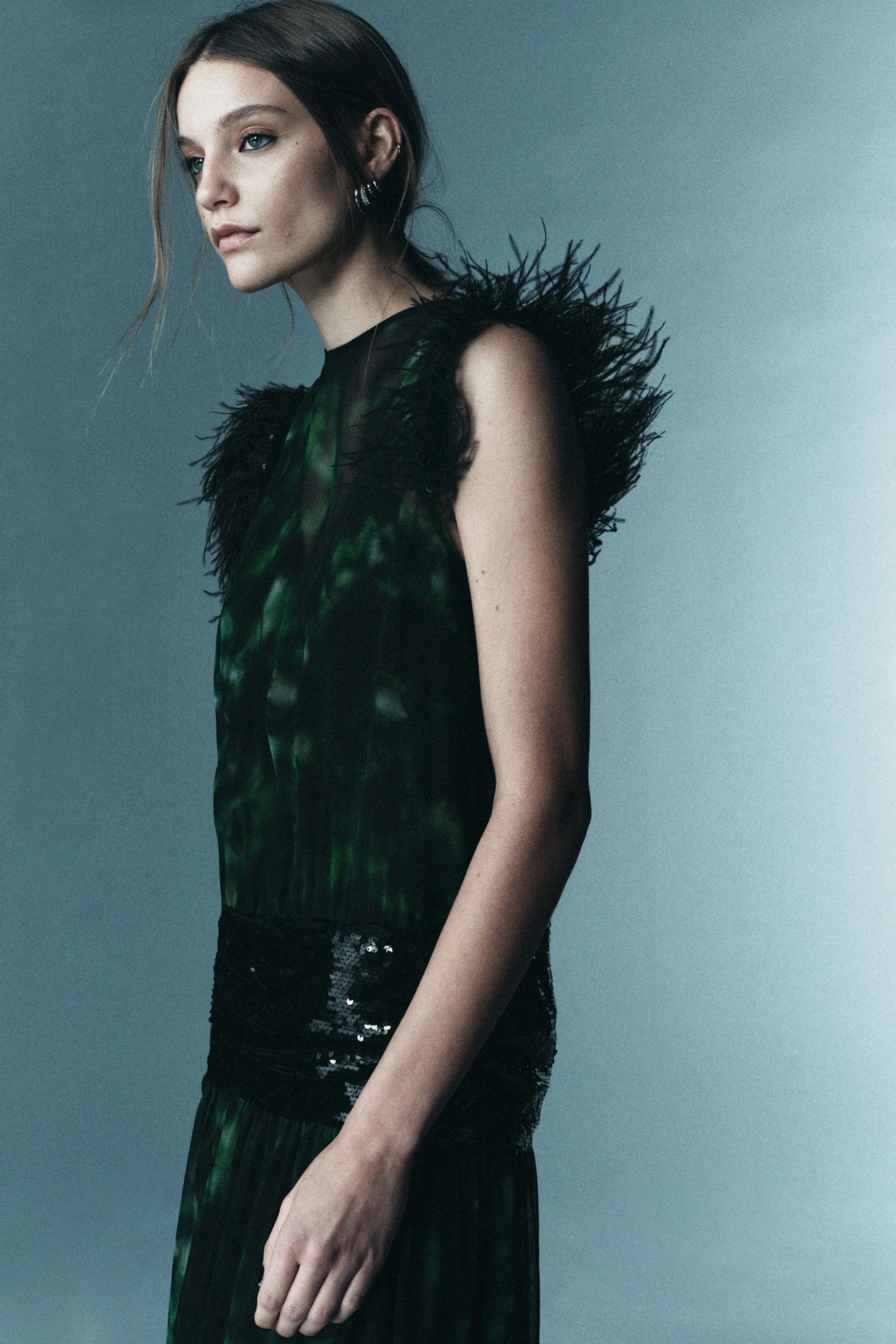 LIMITED EDITION COMBINATION PRINTED DRESS