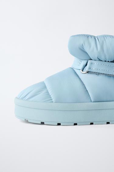 BOTTINES EN NYLON DÉPERLANTES - Bleu de Zara - Image 5