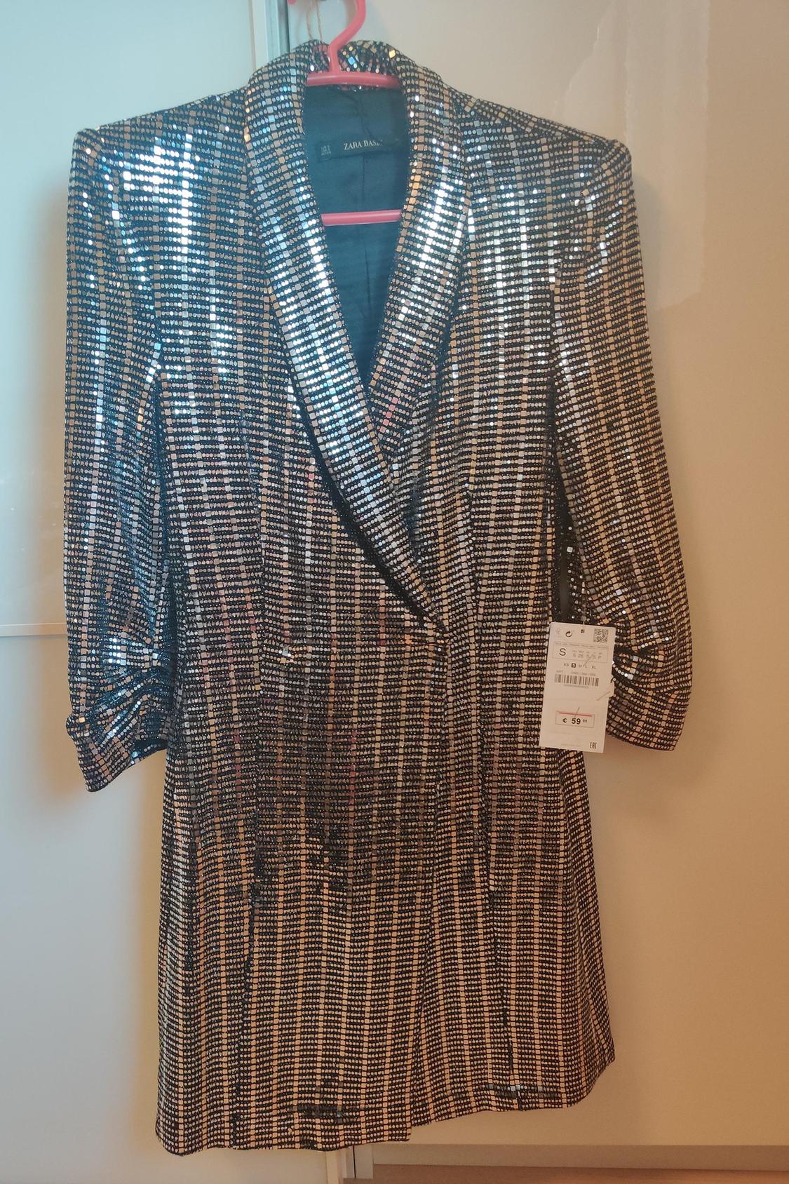METALLIC BLAZER DRESS - Image 2
