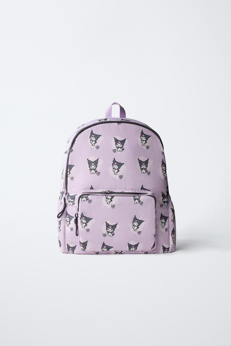 KUROMI © SANRIO SCHOOL BACKPACK Mauve Purple ZARA India