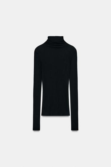SUPIMA® COTTON T-SHIRT - Black by Zara
