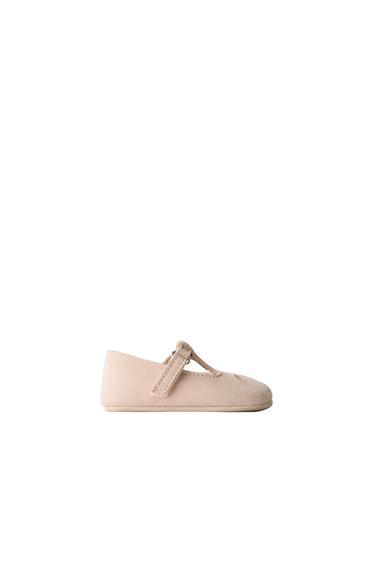 LEATHER SHOES - Pink by Zara