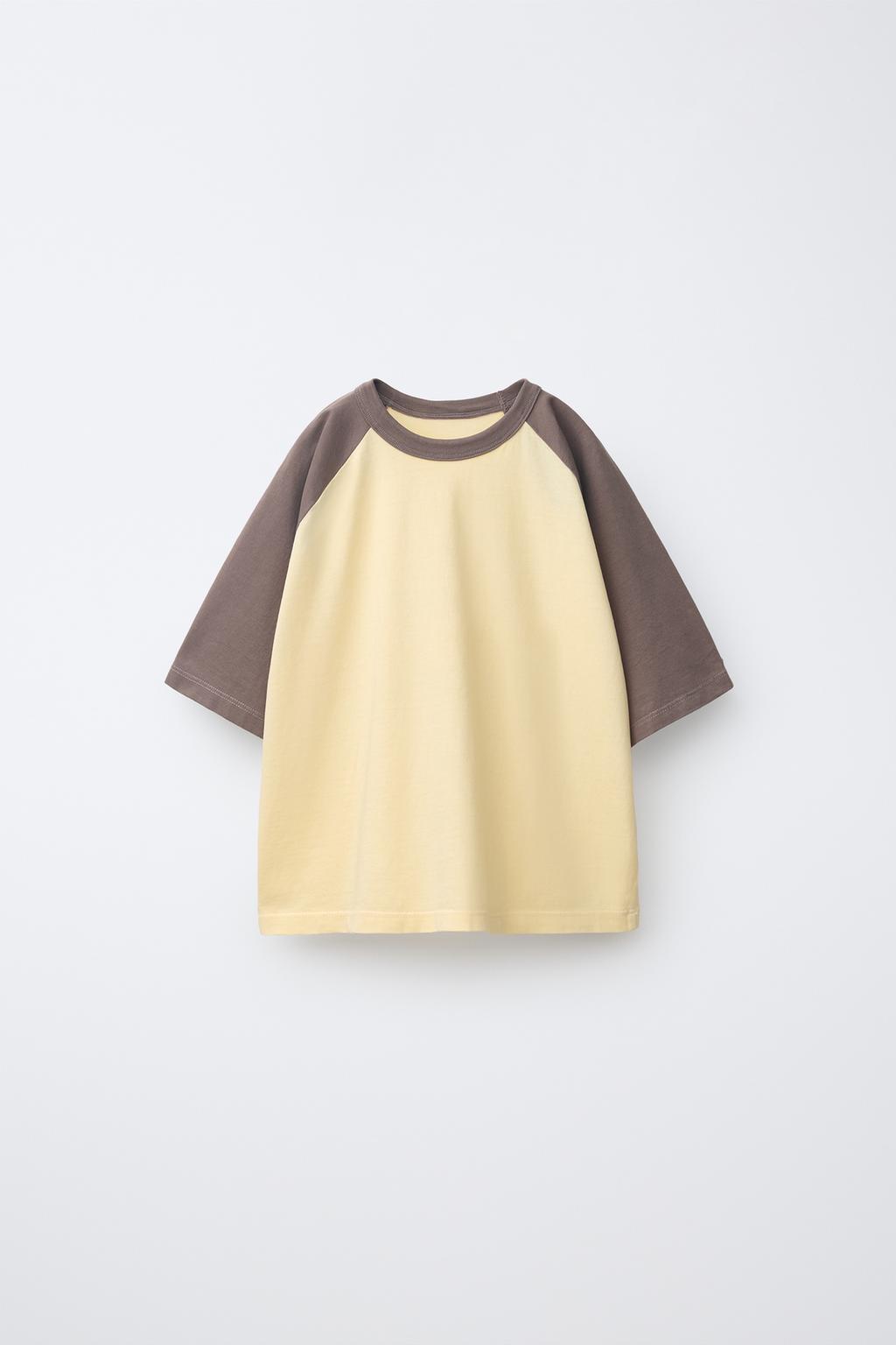 CONTRAST RAGLAN SLEEVE T-SHIRT