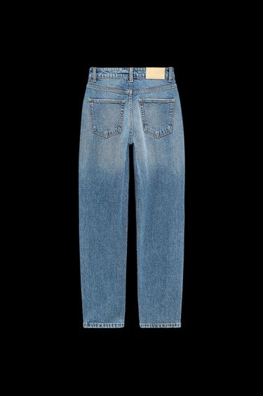 JEANS Z1975 MOM LEG MIT HOHEM BUND - Mittelblau von Zara