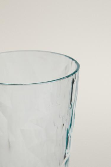 DIAMOND-EFFECT ACRYLIC SOFT DRINK TUMBLER - Light blue by Zara - Image 2