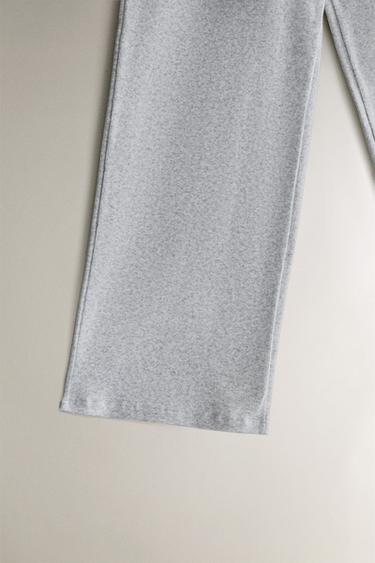 PANTALON LONG CÔTELÉ - Gris de Zara - Image 2