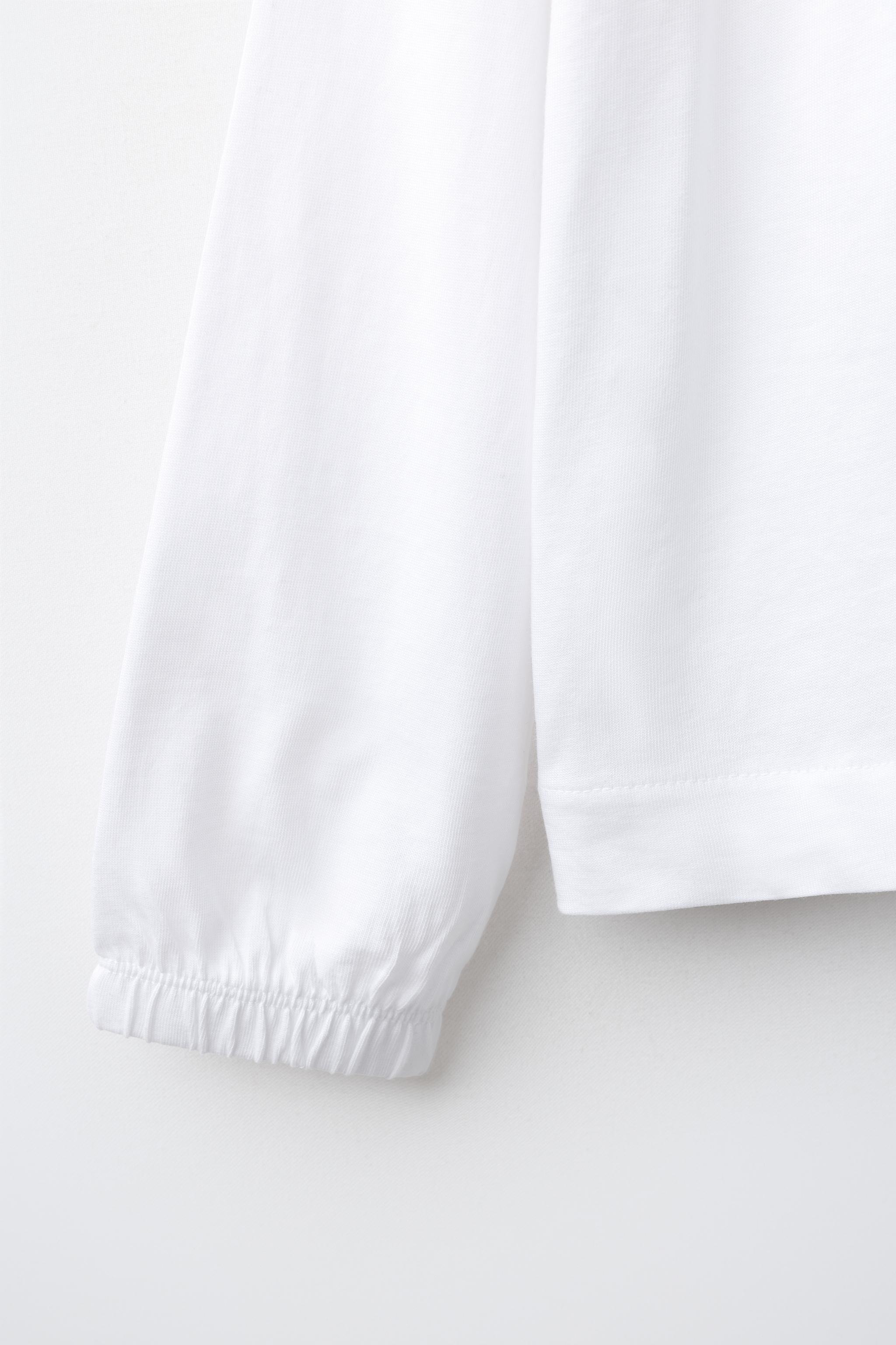 Детские топы Zara ROMANTIC RUFFLED COLLAR TOP — фото 5