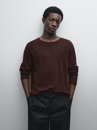 Zara 100% linen knit sweater - white
