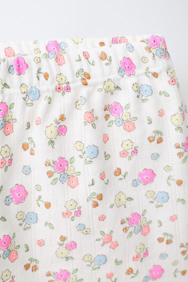 1 1/2-6 YEARS/ FLORAL PRINT PYJAMAS - Ecru by Zara - Image 6