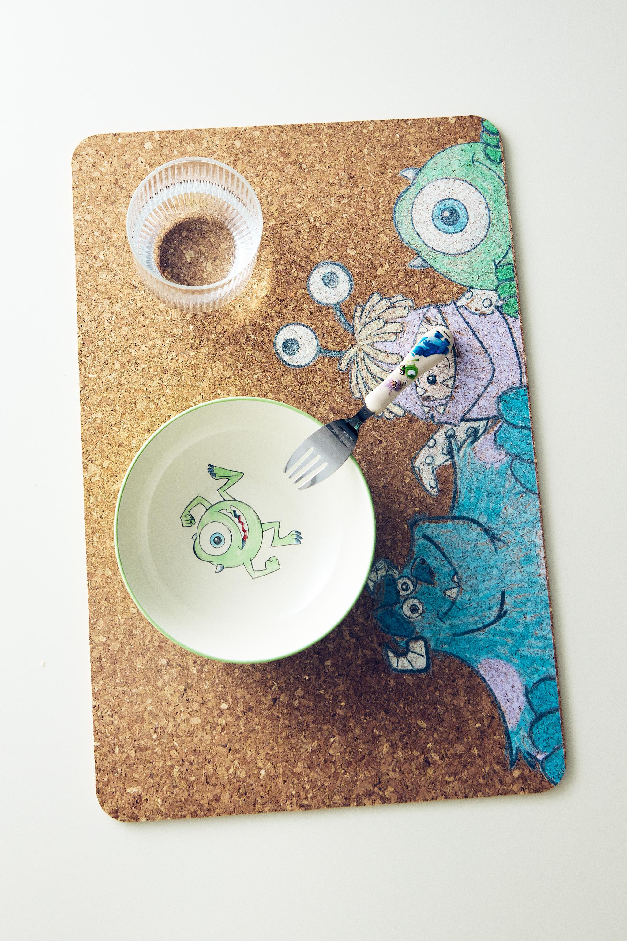 Zara KIDS' MONSTERS, INC. ©DISNEY/PIXAR CORK PLACEMAT — фото 6