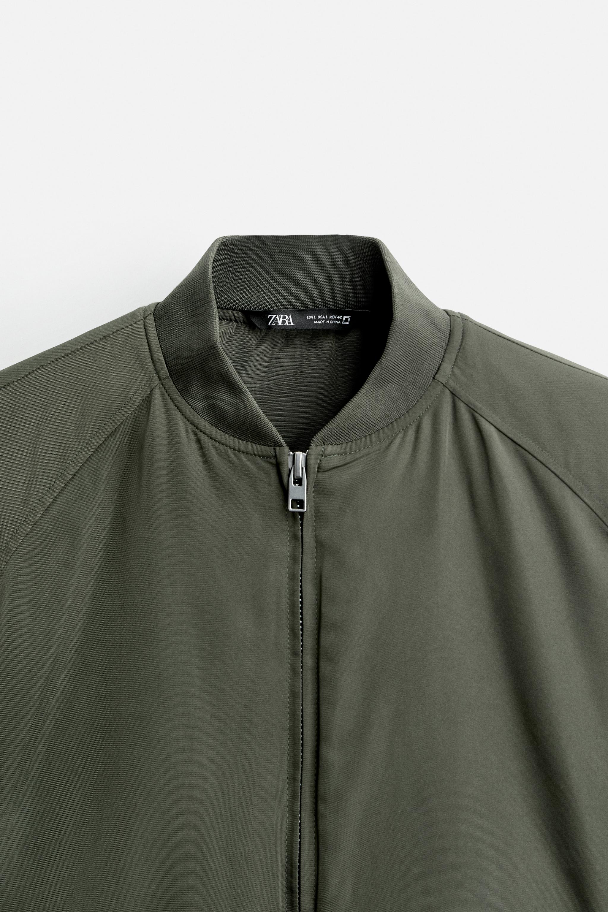 キルティング ボンバージャケット - グリーン | ZARA Japan / 日本
