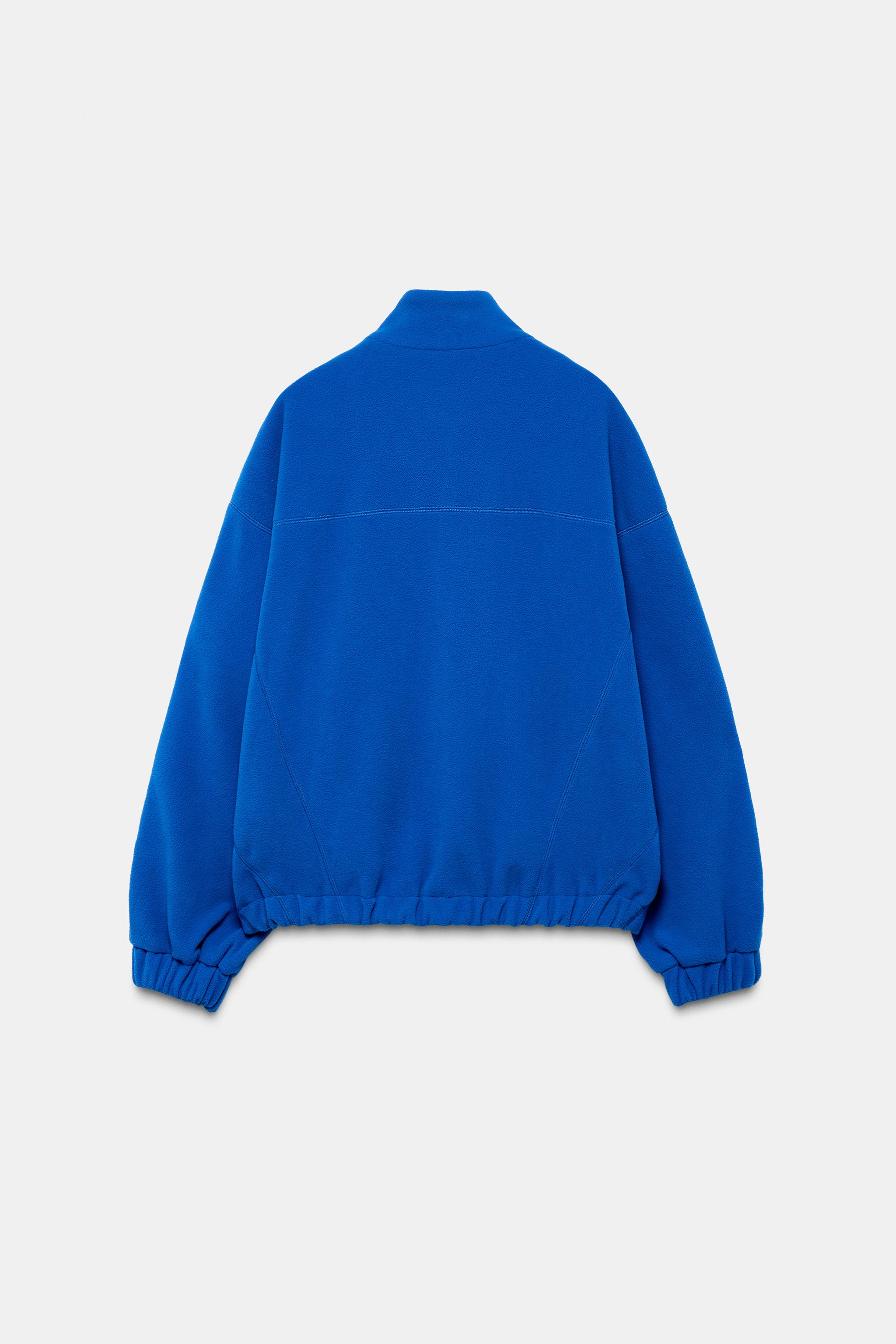 OVERSIZED SOFT-TOUCH SKI COLLECTION JACKET - Cobalt | ZARA United