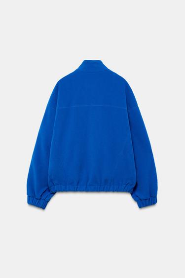 OVERSIZE SOFT-FEEL JACKET - SKI COLLECTION - Cobalt by Zara - Image 6