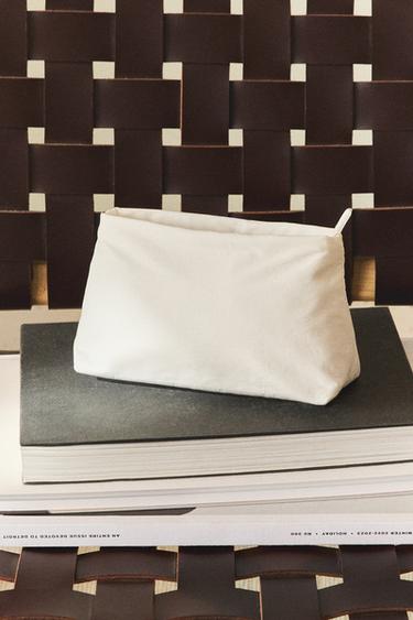 TECHNICAL FABRIC WASH BAG - White by Zara - Image 5