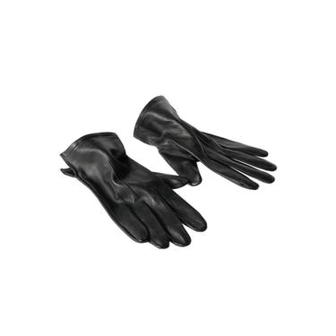 GUANTES PIEL COSTURAS - Negro de Zara