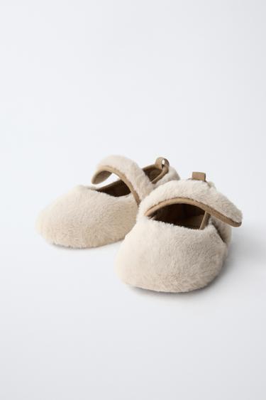 BALLERINES DOUBLÉES BAREFOOT - Blanc écru de Zara - Image 5