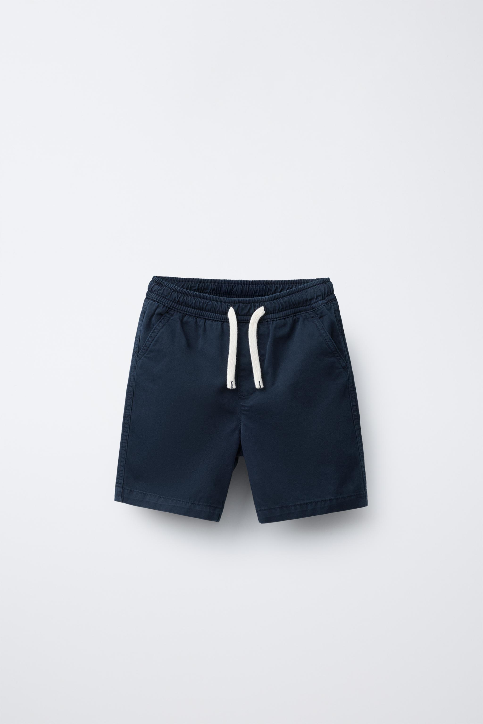 STANDARD TWILL BERMUDA SHORTS - Blue | ZARA South Africa