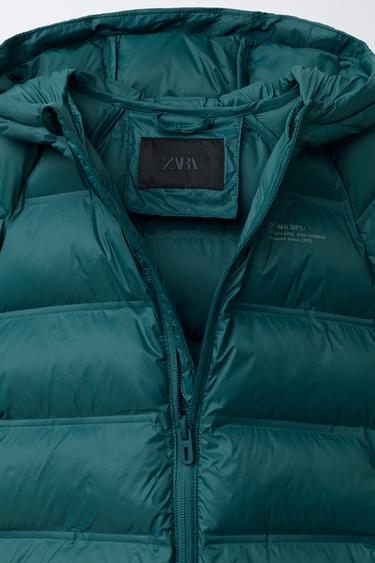 BLOUSON LÉGER DÉPERLANT - Vert / Bleu de Zara - Image 5