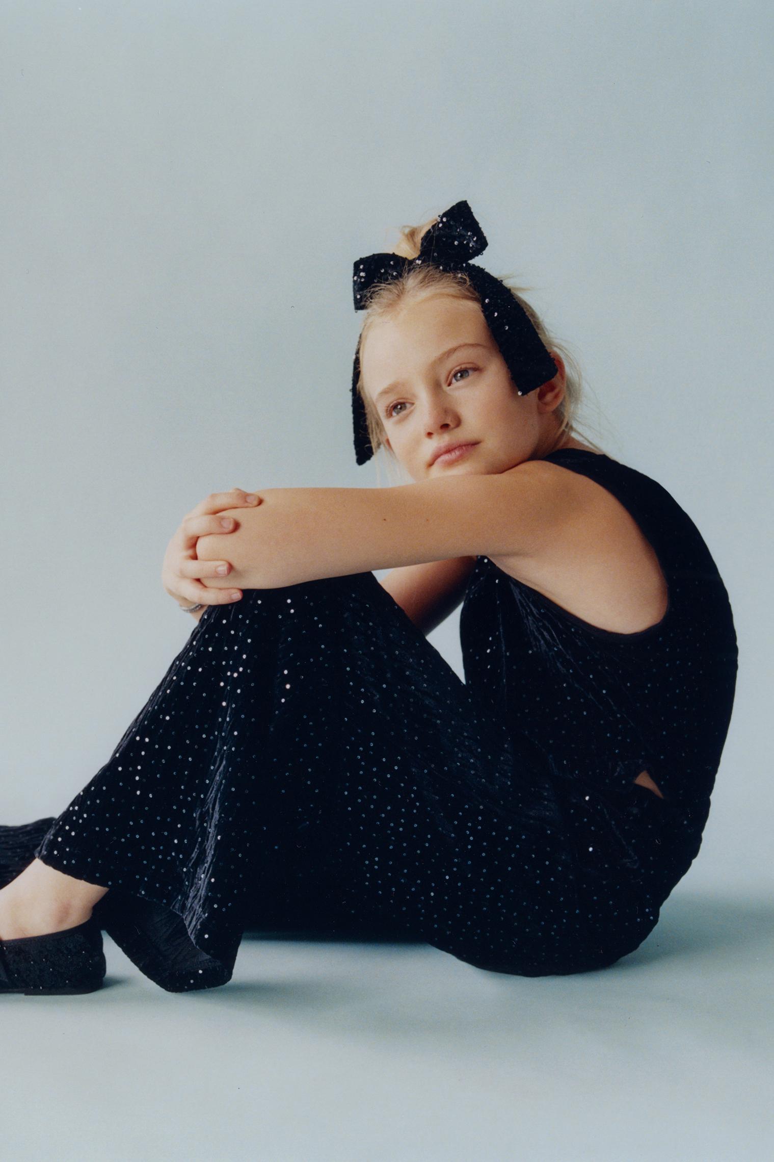 LONG SHIMMER VELVET JUMPSUIT