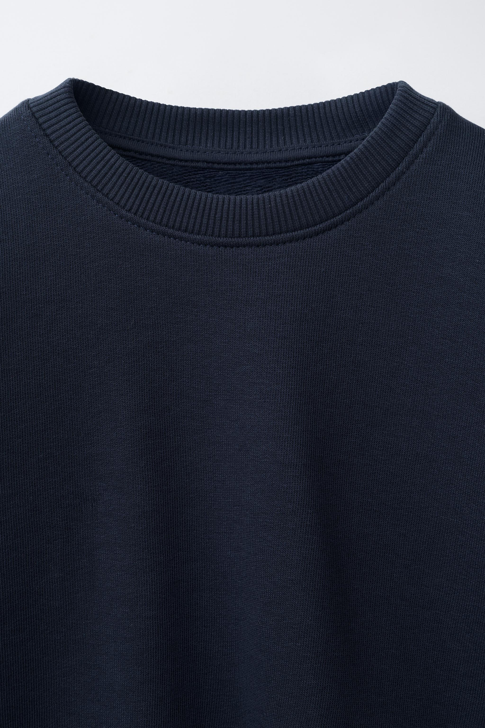 SWEAT UNI CÔTELÉ
