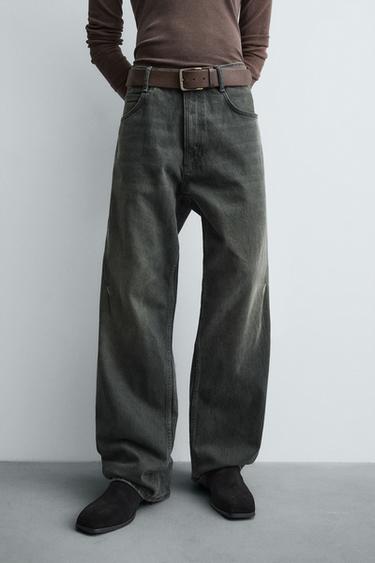 JEAN BAGGY COUTURE TOURNÉE - Vert de Zara - Image 4