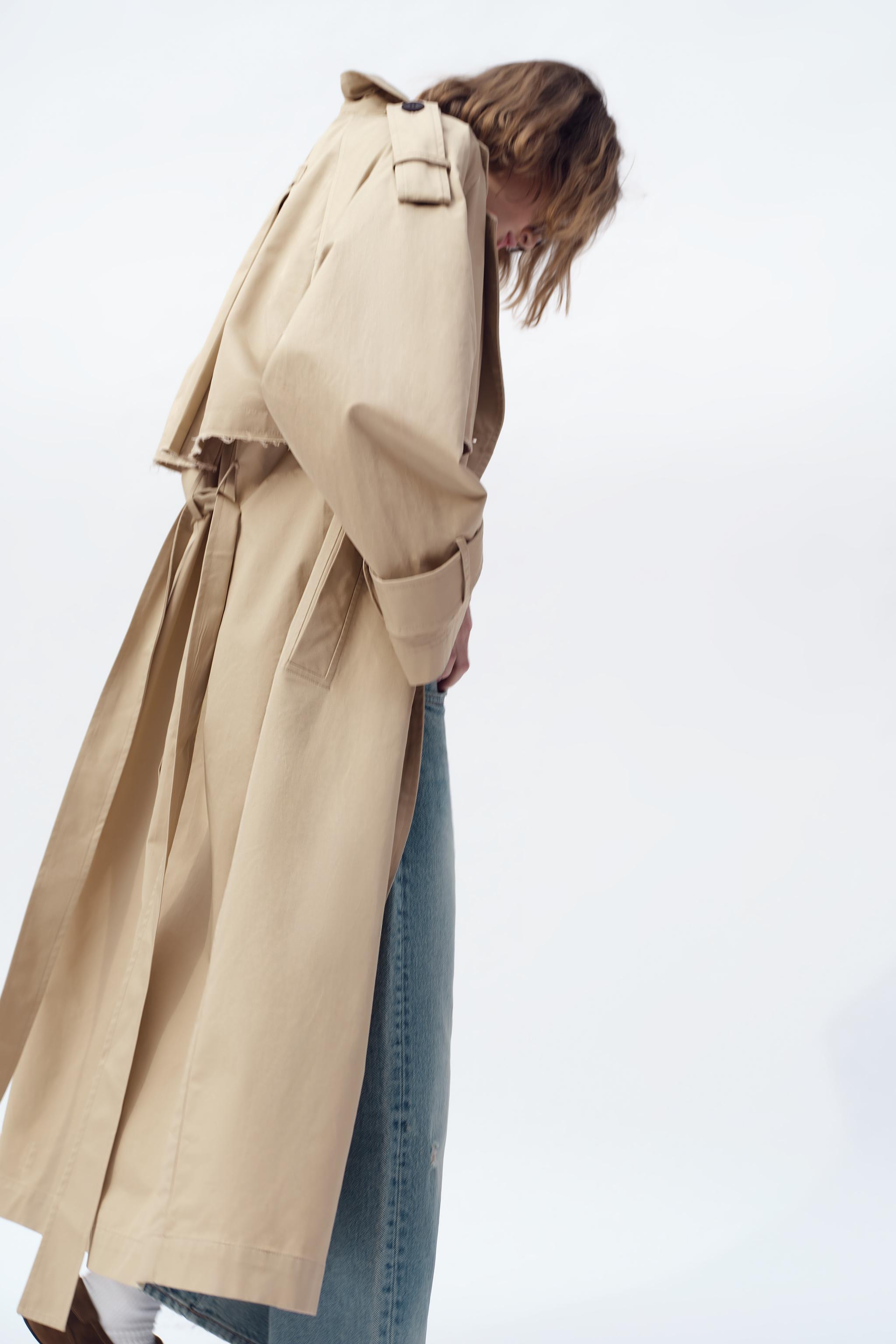 Zara ladies 2025 camel coat