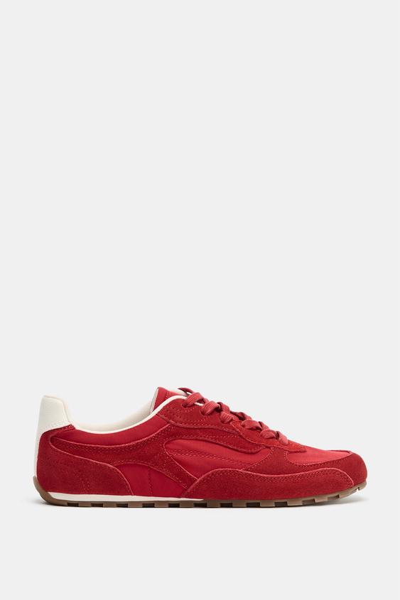 LEATHER SPORT SNEAKERS from Zara - $79.90