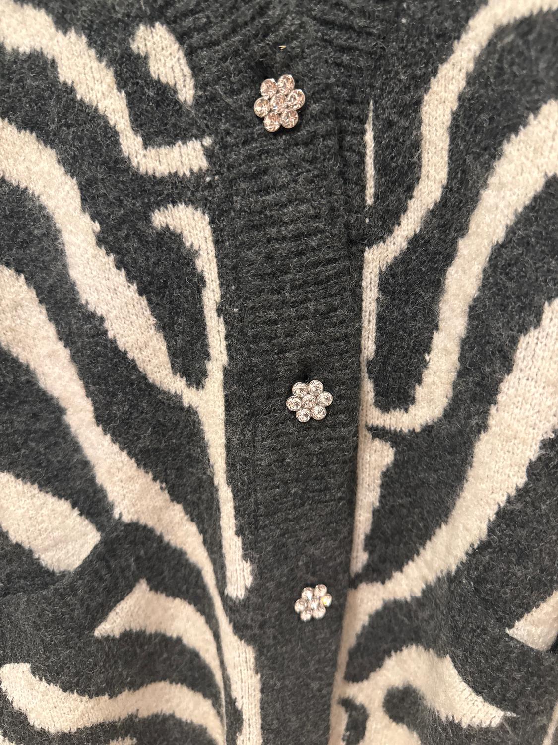 CHAQUETA PUNTO JACQUARD ANIMAL - Image 2