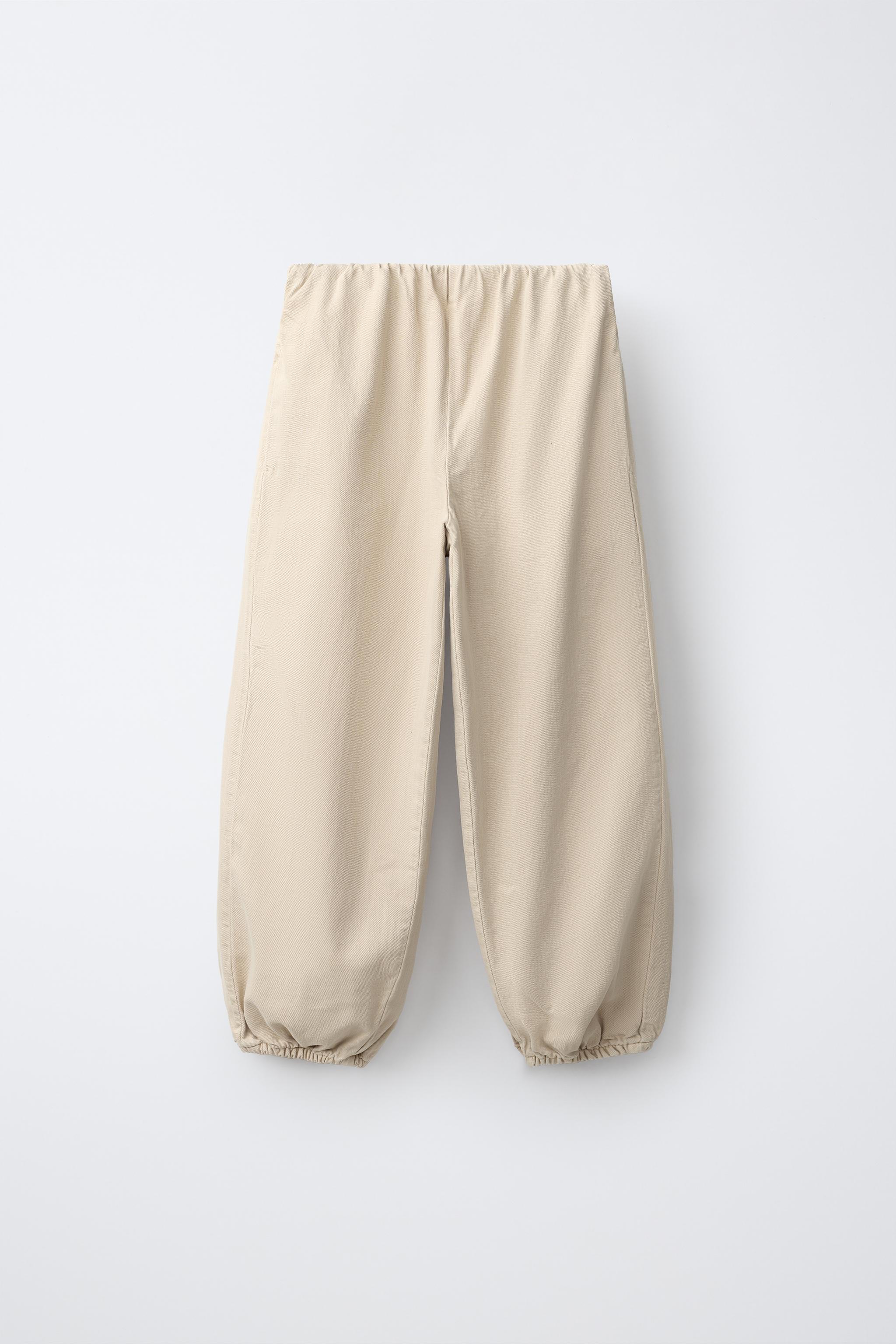Детские джинсы Zara FLOWY ELASTIC BALLOON JEANS — фото 2