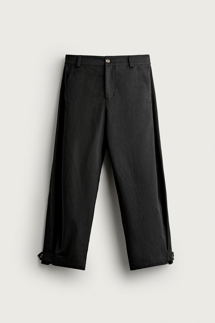 Pantalon balloon fit trabillas